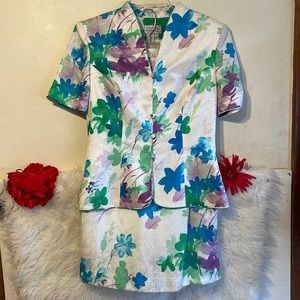 Adrianna RAPPEL Silk 2Pcs suit